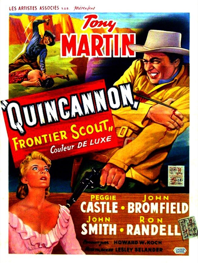 Куинкэннон, пограничный скаут (1956) постер