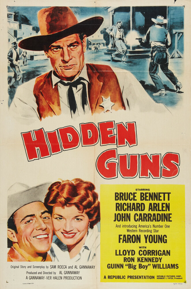 Спрятанные револьверы (1956) постер