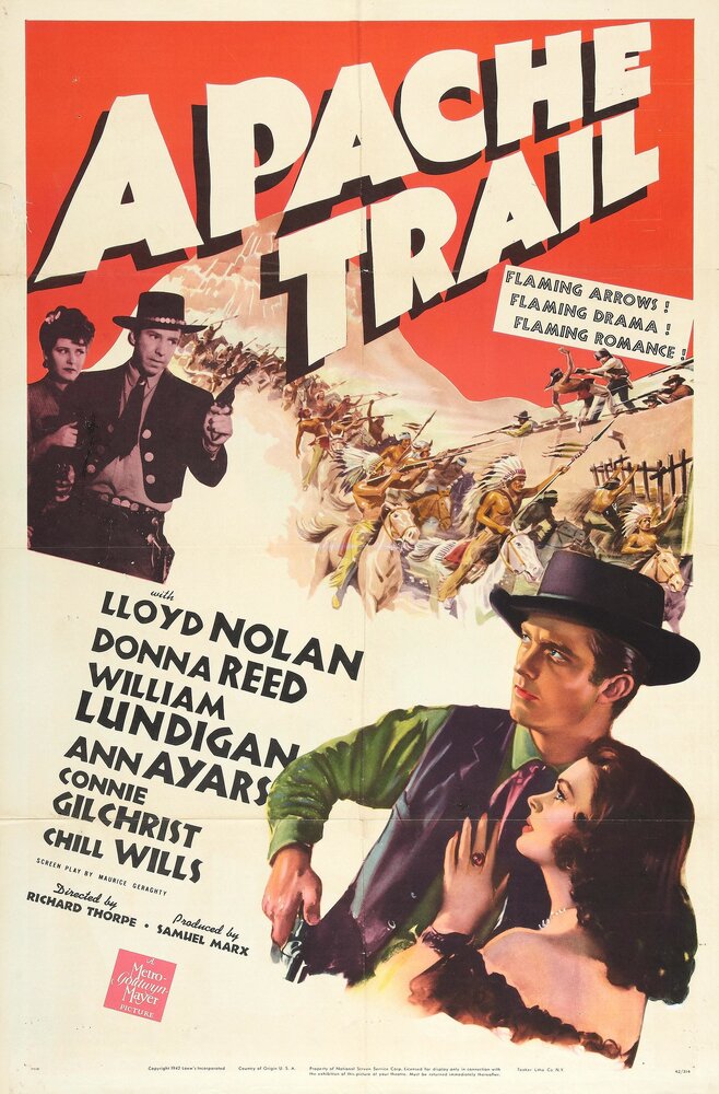 Путь Апачи (1942) постер