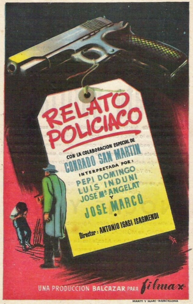 Relato policíaco (1954) постер