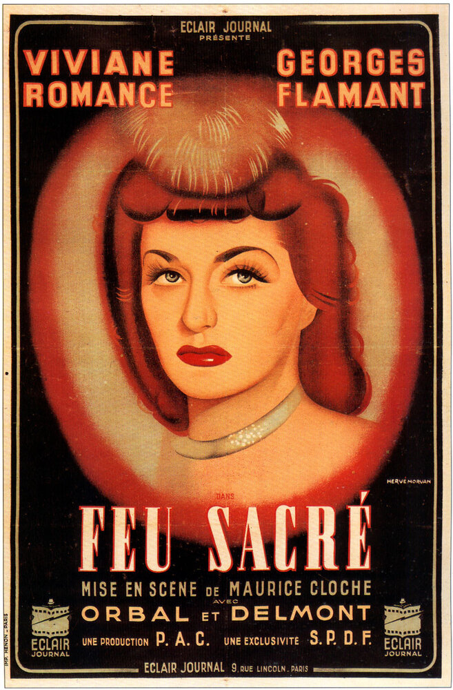 Feu sacré (1942) постер