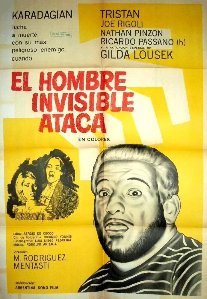 El hombre invisible ataca (1967) постер