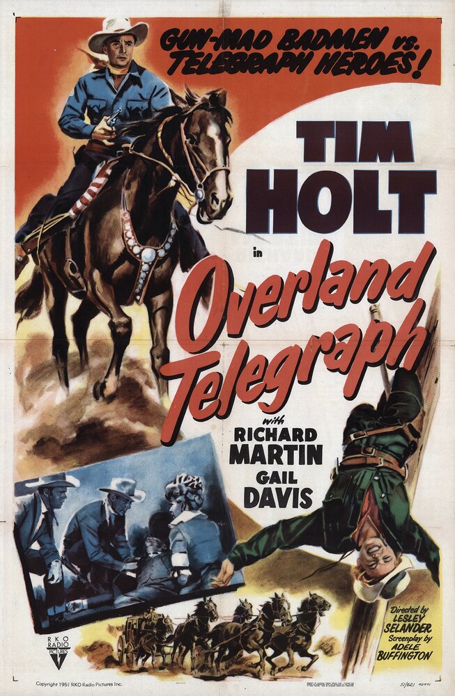 Overland Telegraph (1951) постер