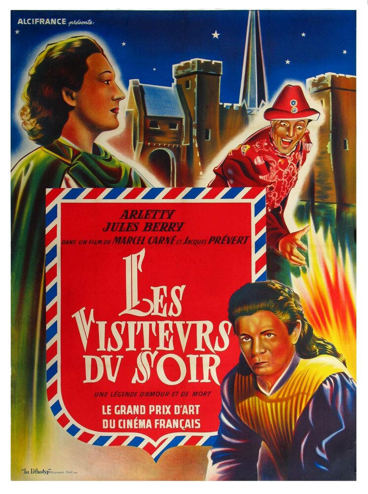 Вечерние посетители (1942) постер