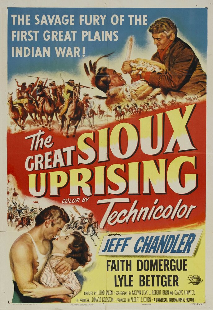 The Great Sioux Uprising (1953) постер