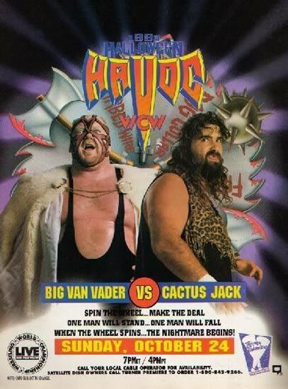WCW Разрушение на Хэллоуин (1993) постер