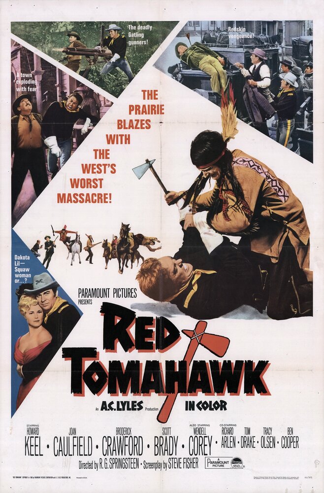 Red Tomahawk (1967) постер