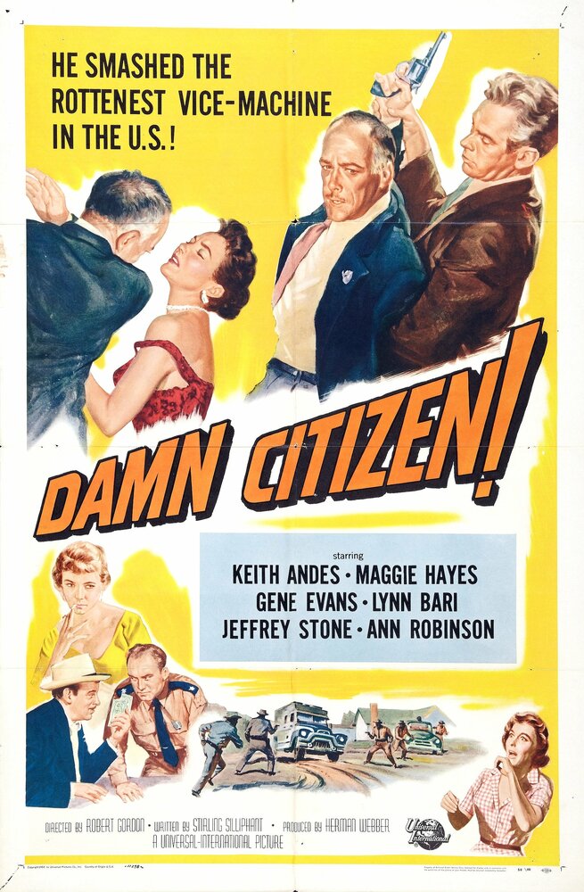 Damn Citizen (1958) постер