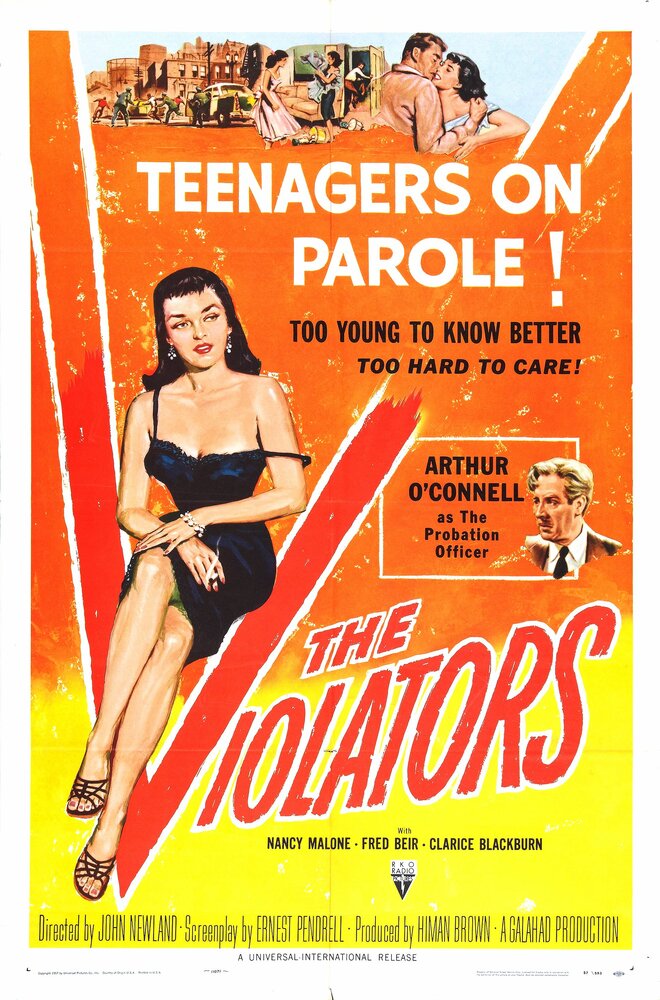 The Violators (1957) постер