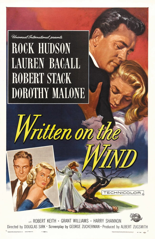 Слова, написанные на ветру (1956) постер