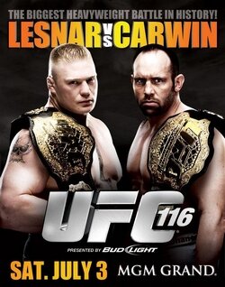 UFC 116: Lesnar vs. Carwin (2010) постер