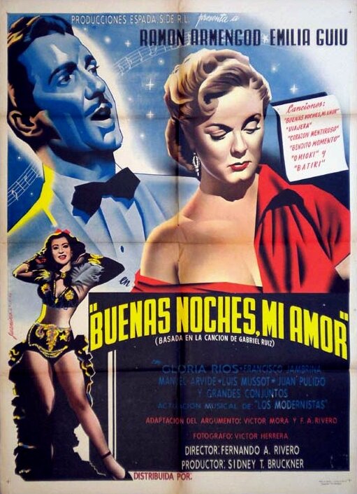 Buenas noches mi amor (1951) постер