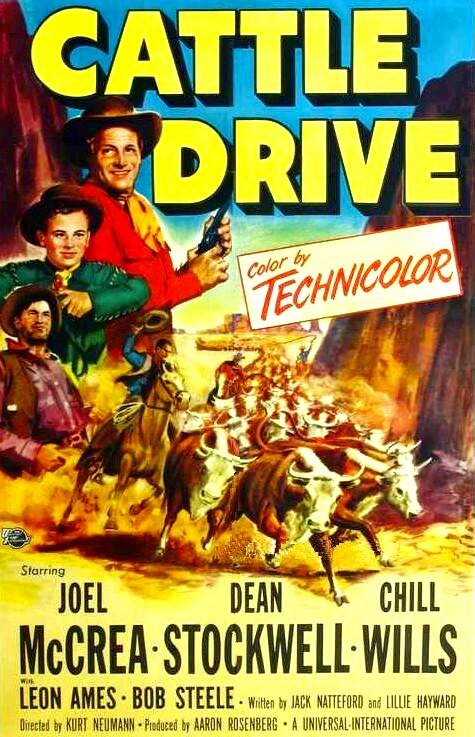Перегон скота (1951) постер