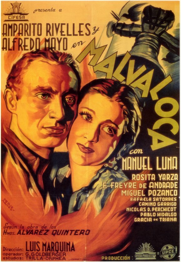 Malvaloca (1942) постер