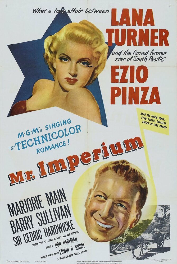 Мистер Империя (1951) постер