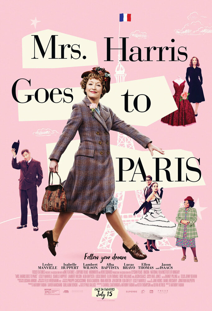 Миссис Харрис едет в Париж (2022) постер