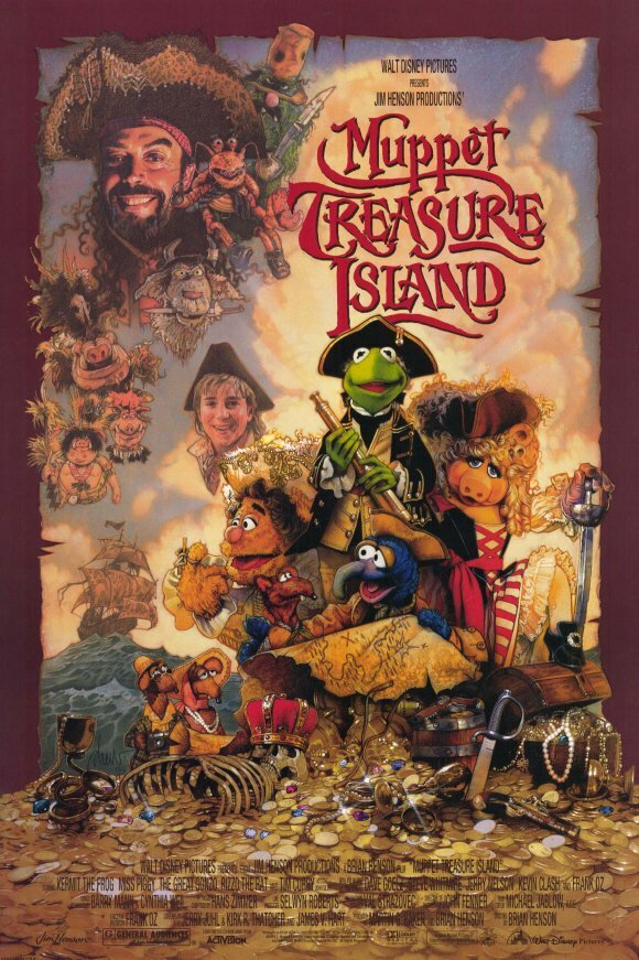 Остров сокровищ Маппетов (1996) постер