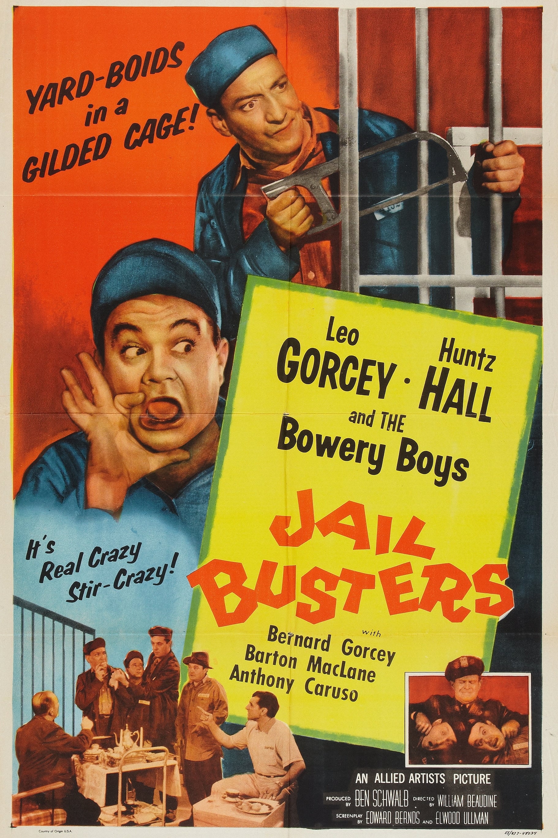 Jail Busters (1955) постер