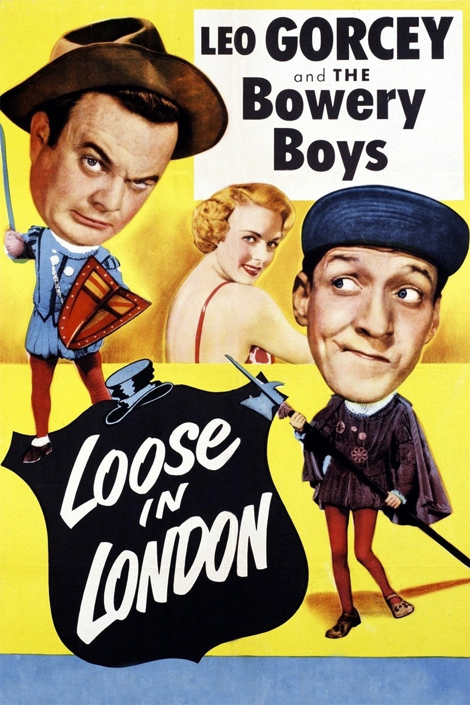 Loose in London (1953) постер
