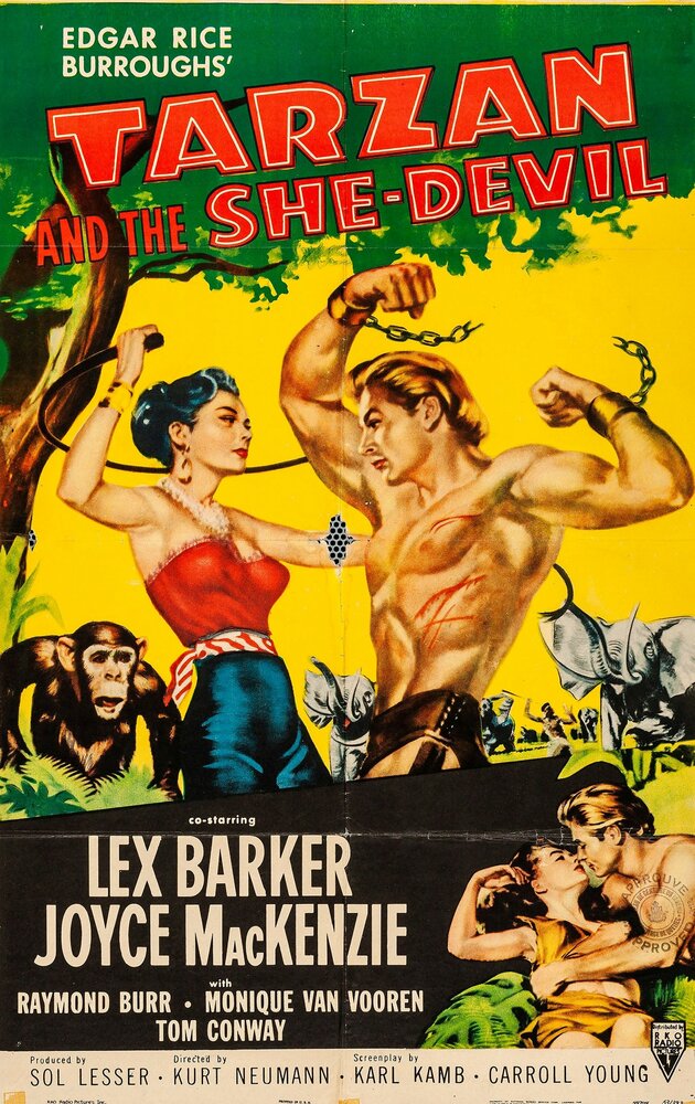 Тарзан и дьяволица (1953) постер