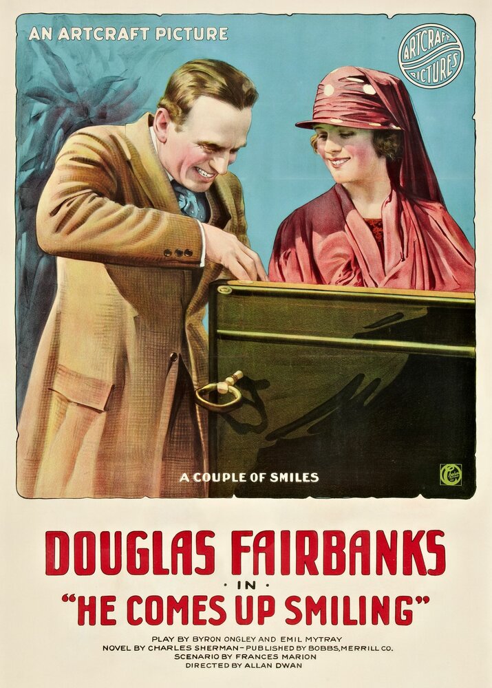 Он идёт, улыбаясь (1918) постер
