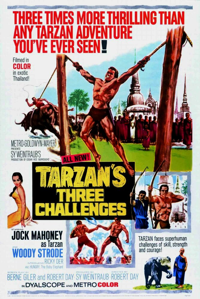 Три испытания Тарзана (1963) постер