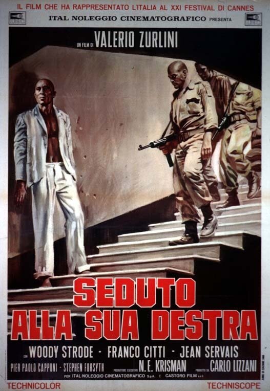 Сидящий по правую руку (1968) постер