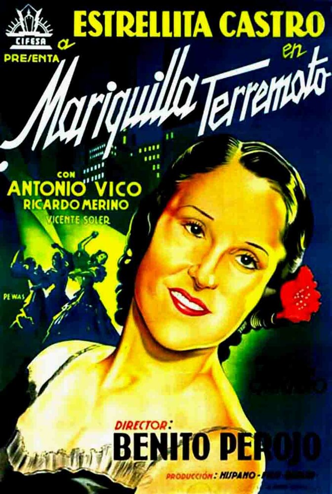 Mariquilla Terremoto (1939) постер