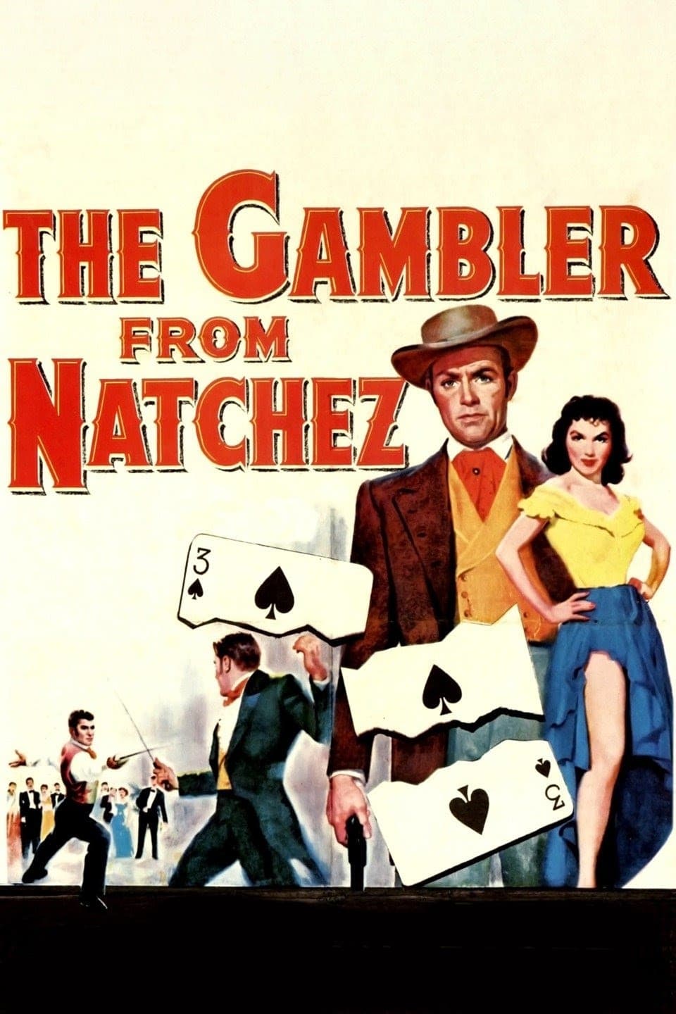 Игрок из Натчеза (1954) постер