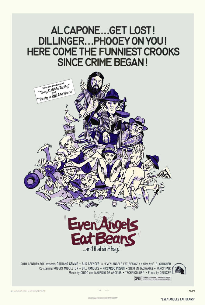 Даже ангелы едят фасоль (1973) постер