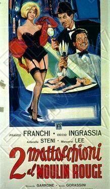 2 mattacchioni al Moulin Rouge (1964) постер