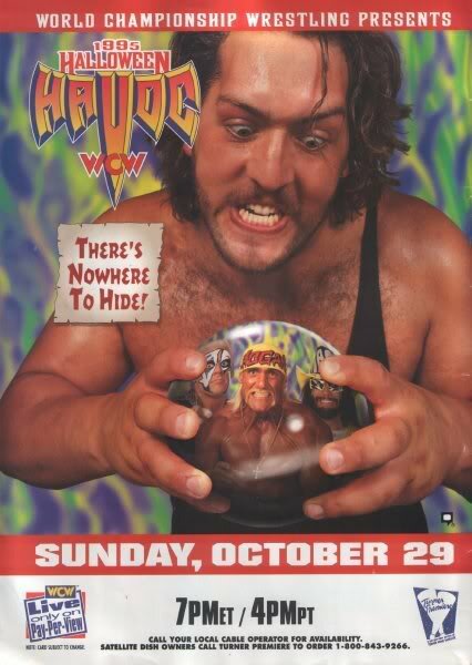 WCW Разрушение на Хэллоуин (1995) постер