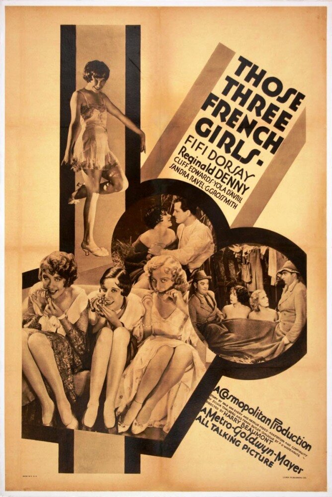 Те три француженки (1930) постер