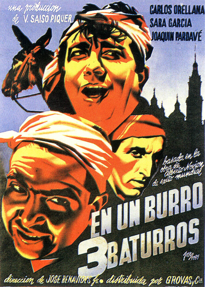 En un burro tres baturros (1939) постер