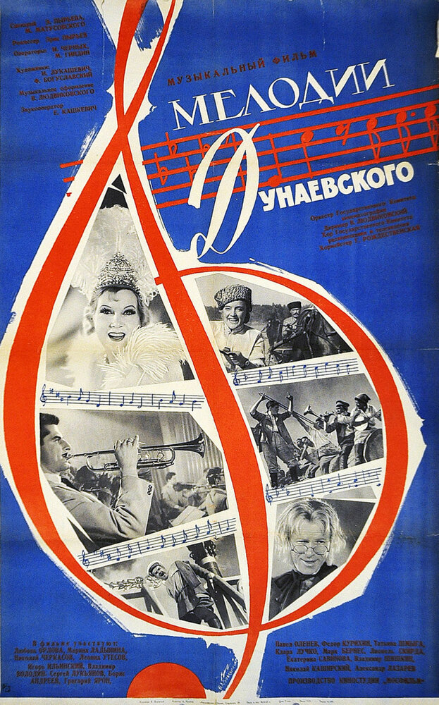 Мелодии Дунаевского (1963) постер