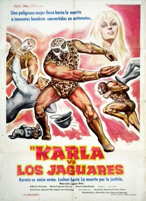 Karla contra los jaguares (1974) постер
