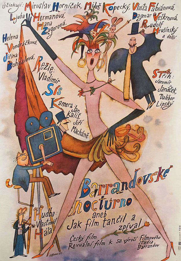 Barrandovské nocturno aneb Jak film zpíval a tancil (1984) постер