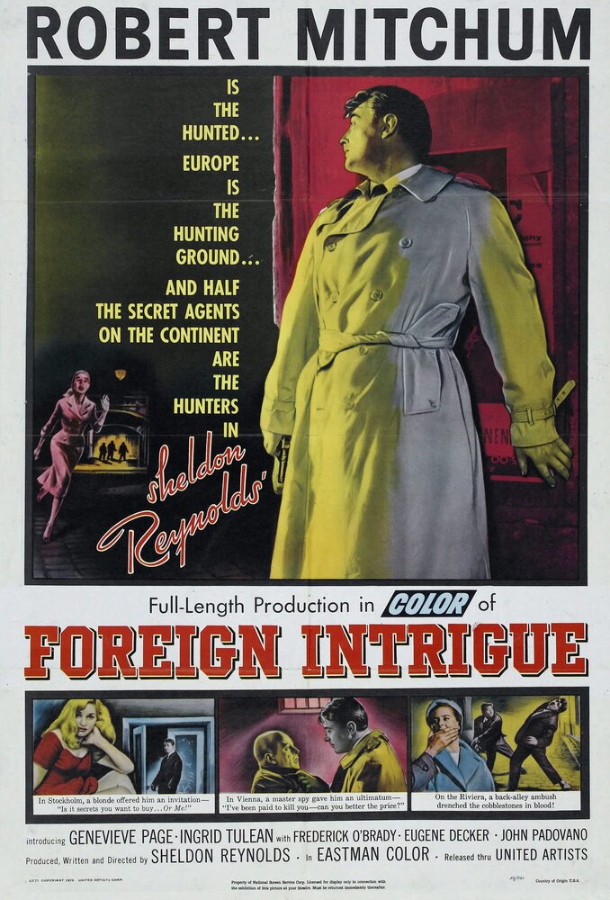 Иностранная интрига (1956) постер