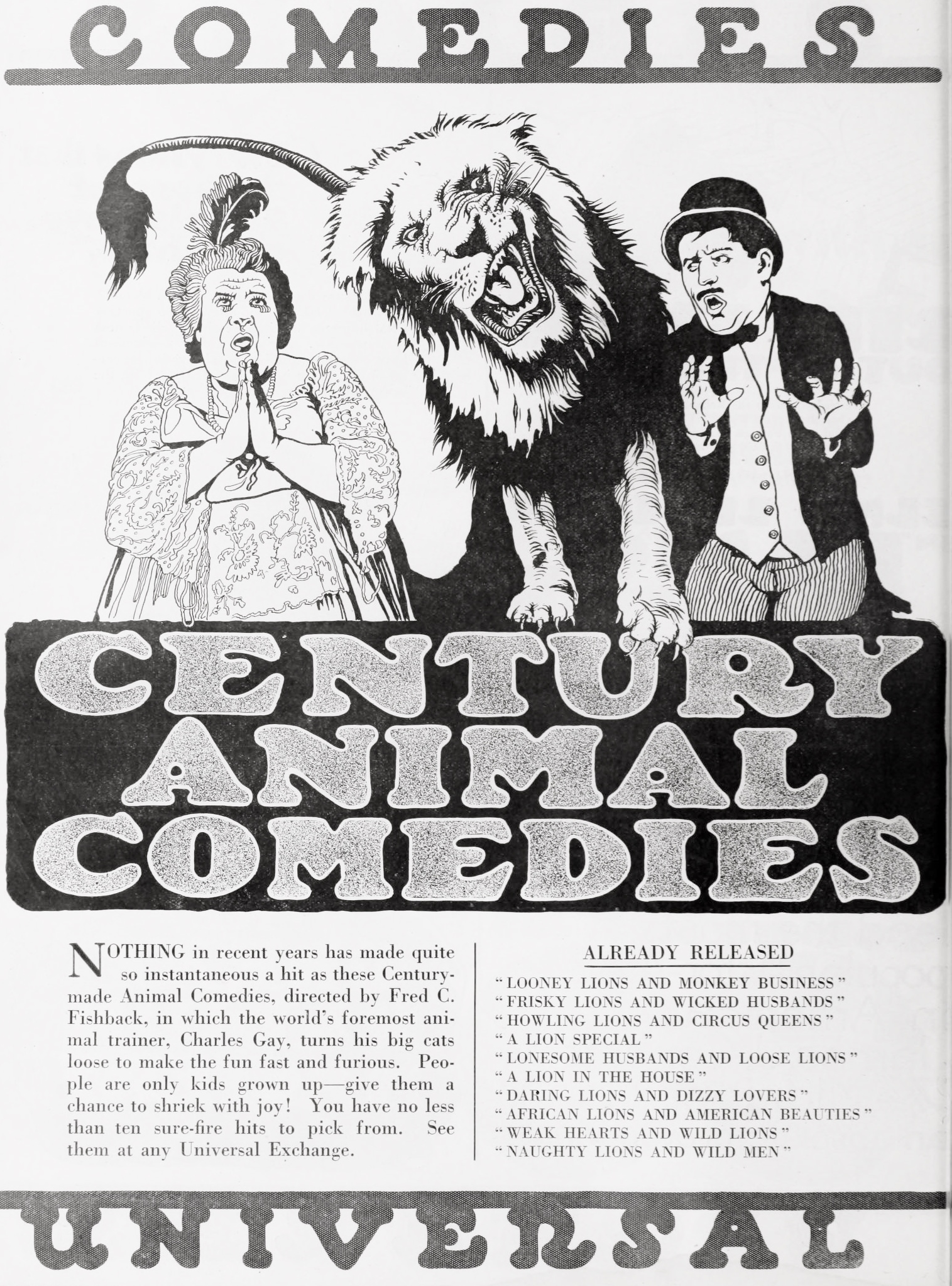 Weak Hearts and Wild Lions (1919) постер