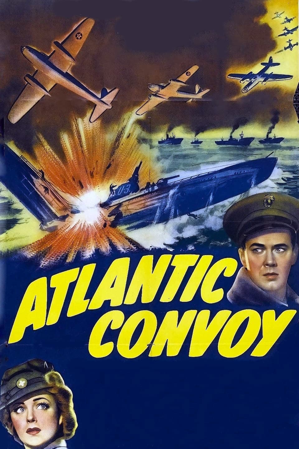 Atlantic Convoy (1942) постер