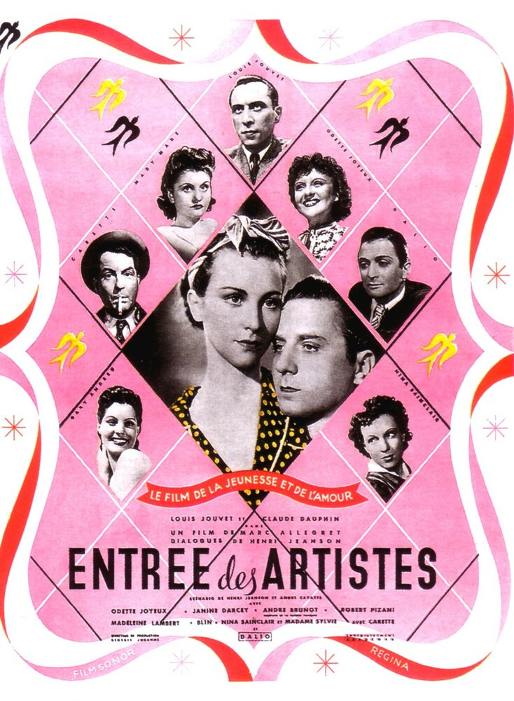 Вход для артистов (1938) постер