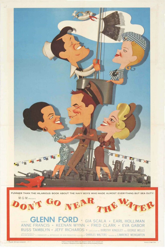 Не подходи к воде (1957) постер