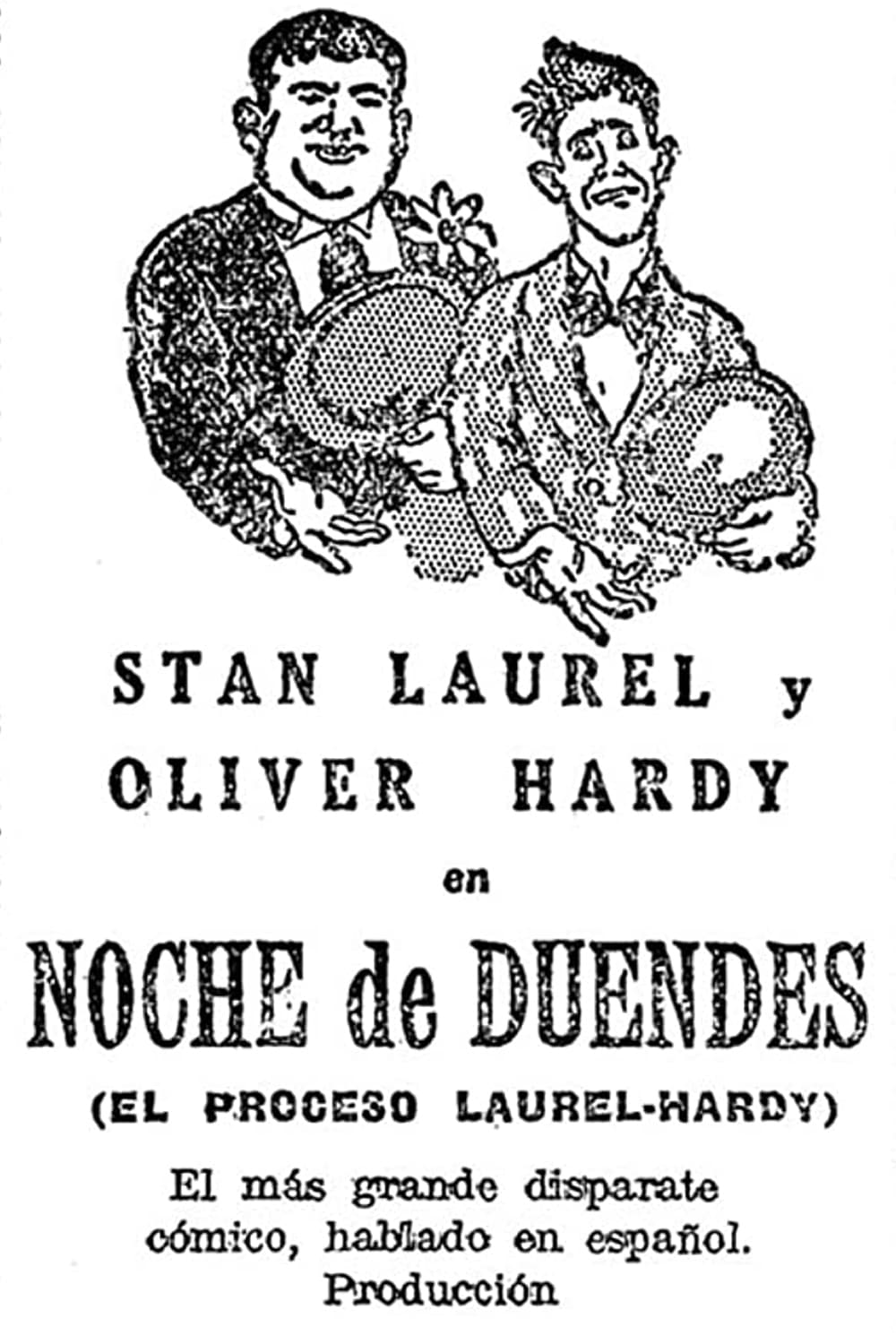 Noche de duendes (1930) постер