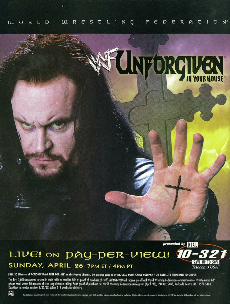 WWF Непрощенный (1998) постер