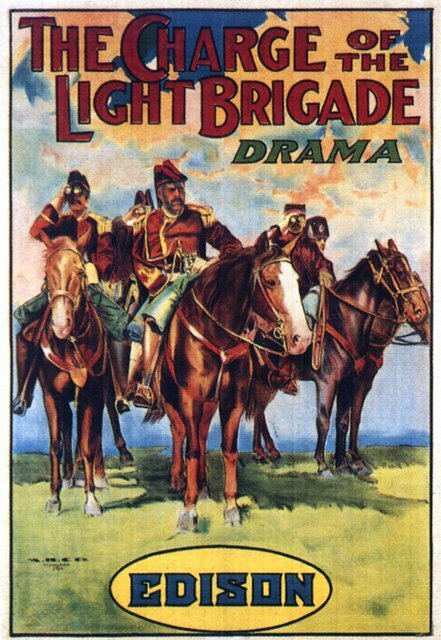Атака легкой кавалерии (1912) постер