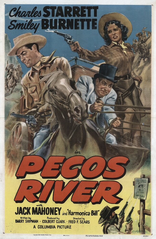 Pecos River (1951) постер
