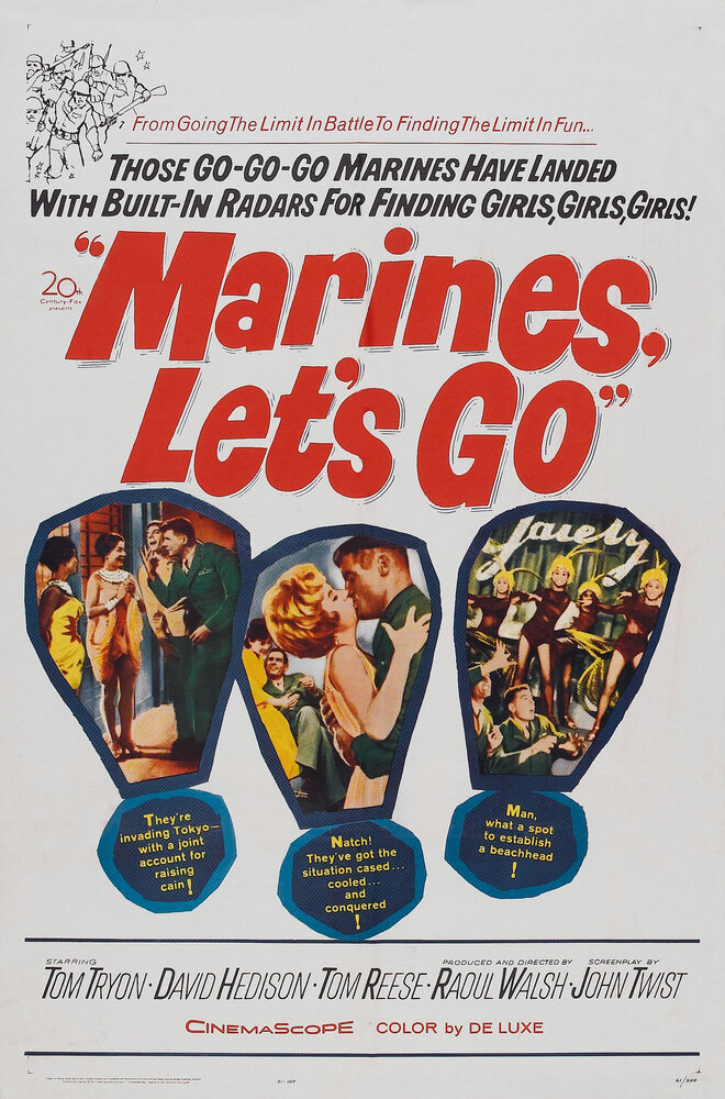 Marines, Let's Go (1961) постер