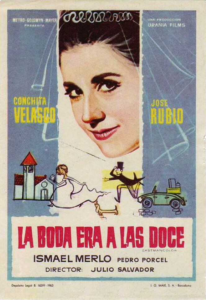 La boda era a las doce (1964) постер