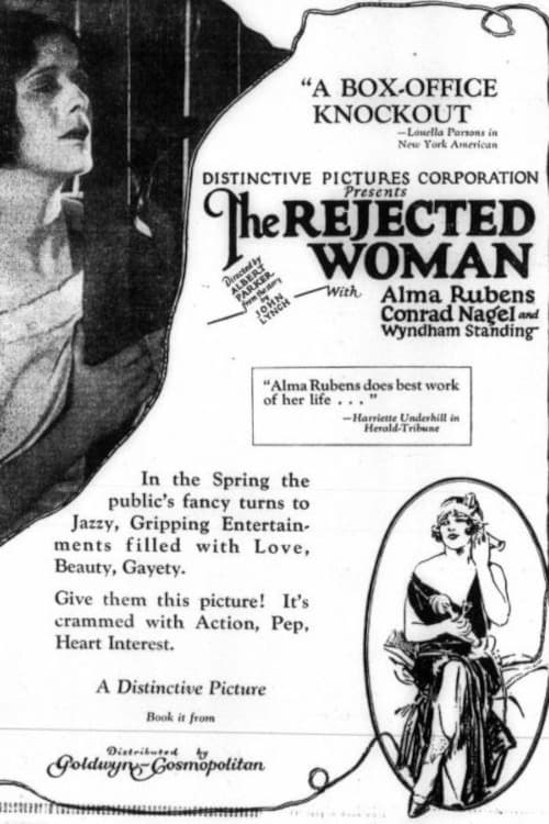 Отвергнутая женщина (1924) постер