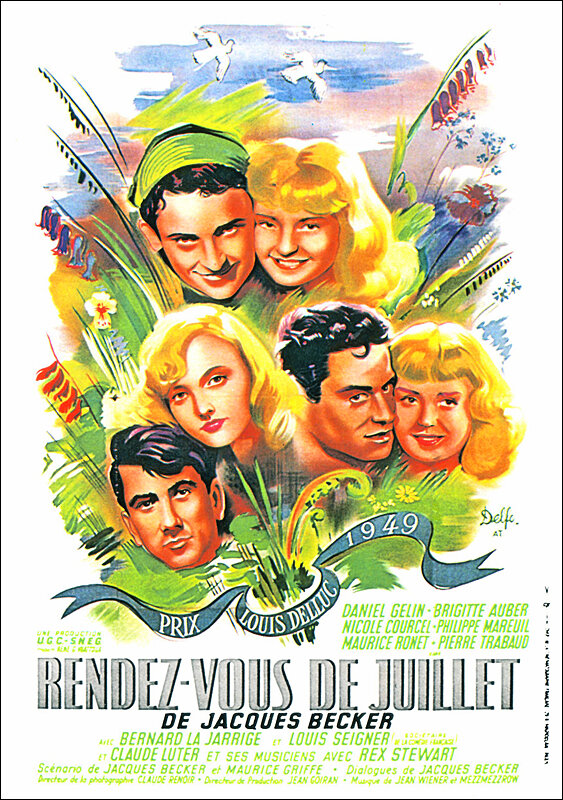 Свидание в июле (1949) постер
